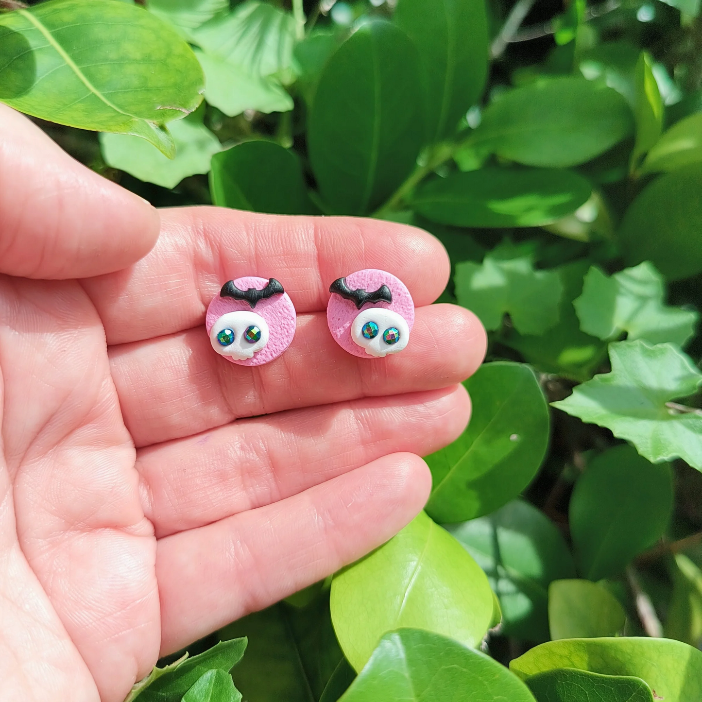 💀Don't Come For Me Unless I Send For You Studs, Skull Earrings, Skull Stud Earrings, Bat Earrings, Bat Stud Earrings, Halloween Stud Earrings, Halloween Earrings💀