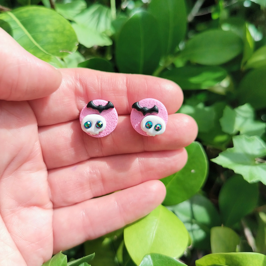 💀Don't Come For Me Unless I Send For You Studs, Skull Earrings, Skull Stud Earrings, Bat Earrings, Bat Stud Earrings, Halloween Stud Earrings, Halloween Earrings💀