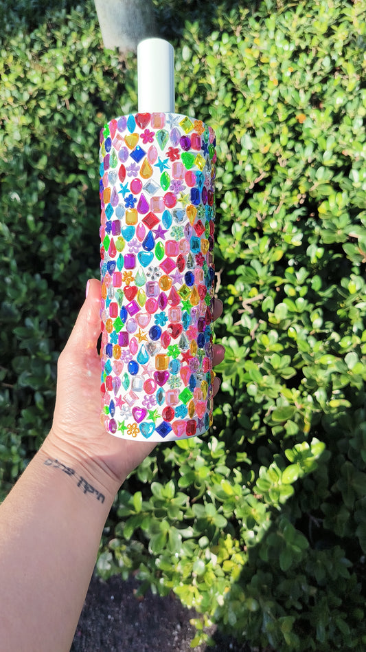 'Better than a TrapperKeeper' Custom Tumbler for Julie, light of my heart and Wisconsin:)